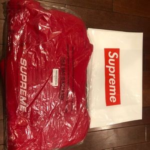 Supreme Zip Pouch Hoodie (Red)